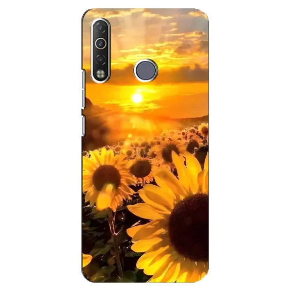 Чехол с рисунком «поле подсолнухов» для TECNO Camon 12 Air CC6