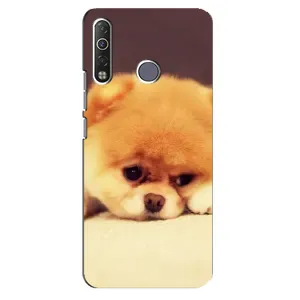 Чехол (ТПУ) Милые собачки для TECNO Camon 12 Air CC6 (Померанский шпиц)