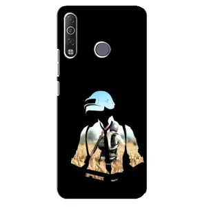 Чохол з картинкою "Герой Pubg" на TECNO Camon 12 Air CC6 (Пубг мен)