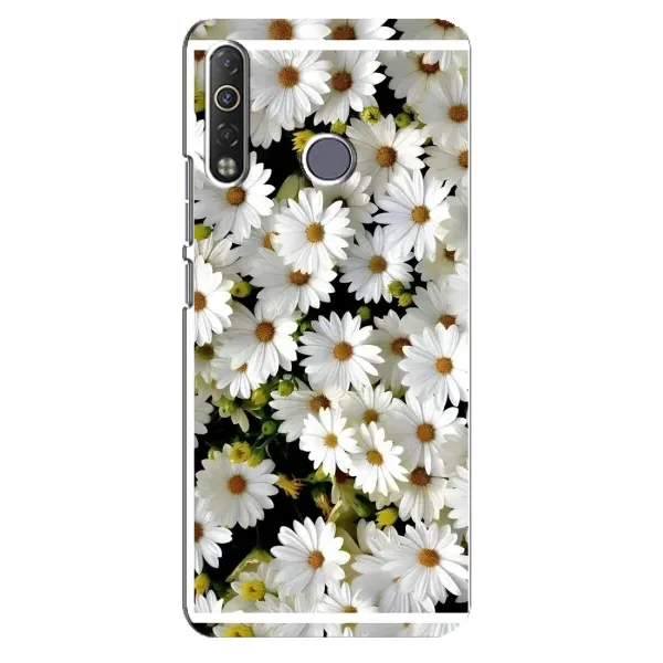 Чехол с рисунком «Рамка в ромашках» для TECNO Camon 12 Air CC6 Чехол с рисунком «Рамка в ромашках» для TECNO Camon 12 Air CC6