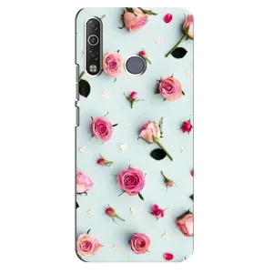Чехлы с принтом Розочки для TECNO Camon 12 Air CC6 (Разные цветы)