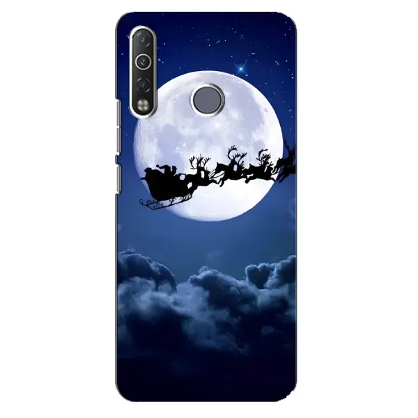 Чехол с рисунком «Санта - луна» для TECNO Camon 12 Air CC6 Чехол с рисунком «Санта - луна» для TECNO Camon 12 Air CC6