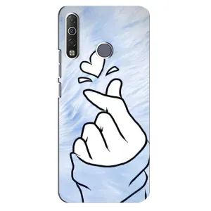 Чехлы (Знак сердечка) на TECNO Camon 12 Air CC6 (Сердечка знак)