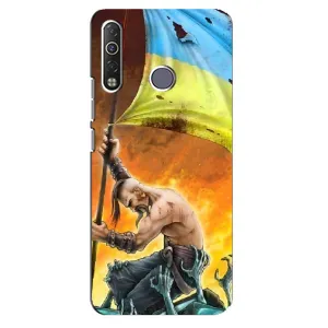 Чехол с картинкой (Патриотический КОЗАК) на TECNO Camon 12 Air CC6 (Сильный Козак)