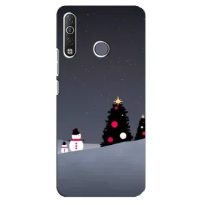 Чехлы на Новый Год TECNO Camon 12 Air CC6 (Снеговички)