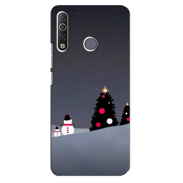 Чехол с рисунком «Снеговички» для TECNO Camon 12 Air CC6 Чехол с рисунком «Снеговички» для TECNO Camon 12 Air CC6