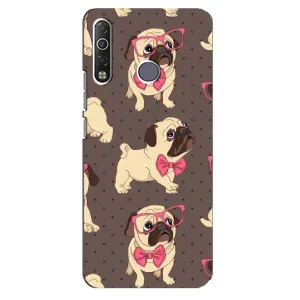 Чехол (ТПУ) Милые собачки для TECNO Camon 12 Air CC6 (Собачки Мопсики)
