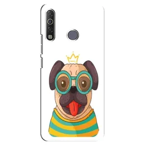 Бампер для TECNO Camon 12 Air CC6 с картинкой "Песики" (Собака Король)