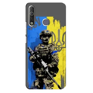 Чехлы с принтом (Воины ЗСУ) для TECNO Camon 12 Air CC6 (Солдат ЗСУ)
