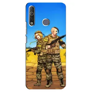 Чехлы с принтом (Воины ЗСУ) для TECNO Camon 12 Air CC6 (Солдаты ЗСУ)