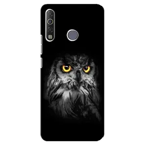 Чохли з принтом СОВИ для TECNO Camon 12 Air CC6 (Сова на чорному)