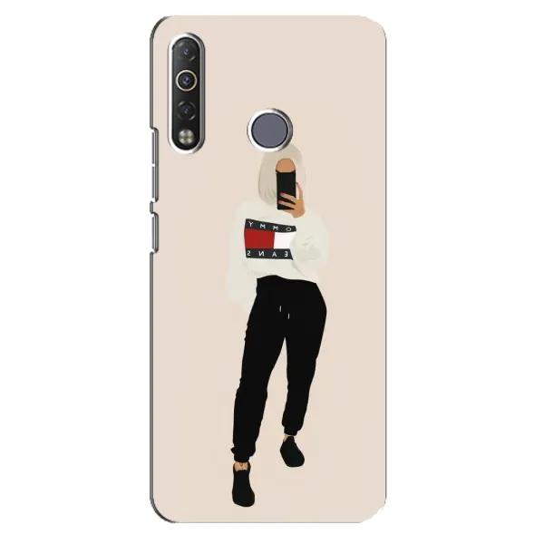 Чехол с рисунком «Стильная» для TECNO Camon 12 Air CC6