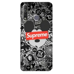 Чехол с Брендами одежды на Техно Камон 12 Ейр (Supreme Маус)