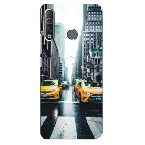 Силиконовый бампер (Работники) на TECNO Camon 12 Air CC6 (Такси)