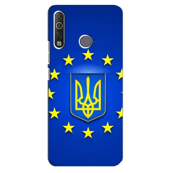 Чехол с рисунком «Украина это Европа» для TECNO Camon 12 Air CC6 Чехол с рисунком «Украина это Европа» для TECNO Camon 12 Air CC6