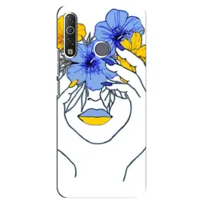 Чехол на TECNO Camon 12 Air CC6 Украинский дизайн (Украинка на всю голову)