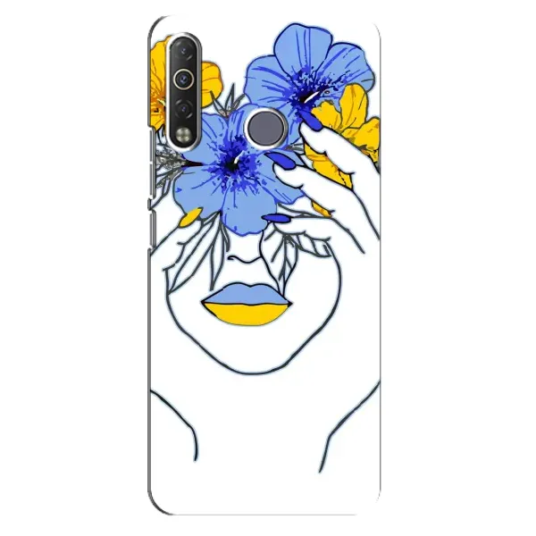 Чехол с рисунком «Украинка на всю голову» для TECNO Camon 12 Air CC6