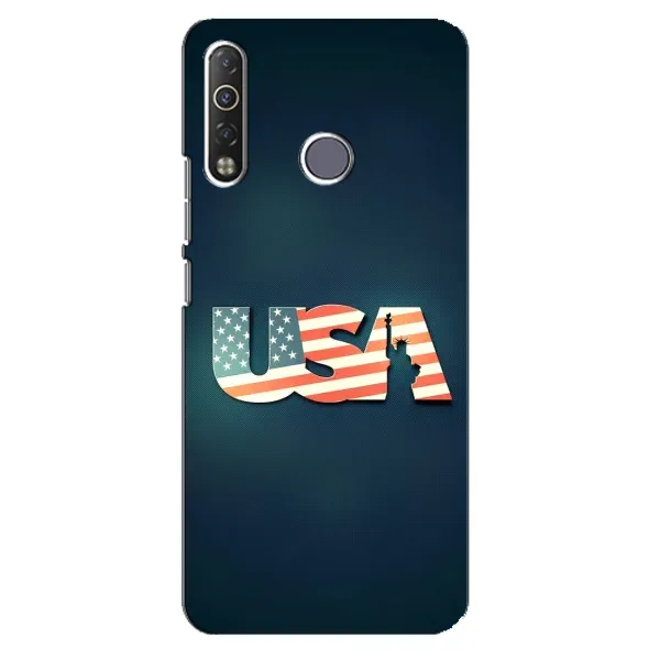 Чехол с рисунком «USA» для TECNO Camon 12 Air CC6 Чехол с рисунком «USA» для TECNO Camon 12 Air CC6