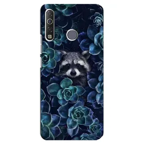 Силиконовый Чехол с Енотами на TECNO Camon 12 Air CC6 (В цветах)