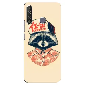 Силиконовый Чехол с Енотами на TECNO Camon 12 Air CC6 (В кепчику)