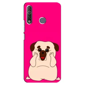 Чехол (ТПУ) Милые собачки для TECNO Camon 12 Air CC6 (Веселый Мопсик)