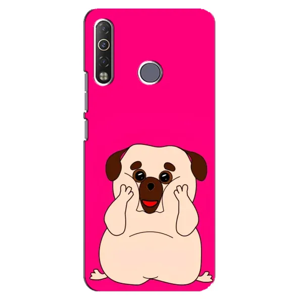 Чехол с рисунком «Веселый Мопсик» для TECNO Camon 12 Air CC6 Чехол с рисунком «Веселый Мопсик» для TECNO Camon 12 Air CC6