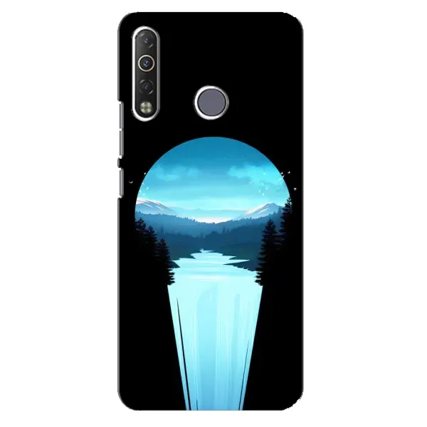 Чохол з малюнком «Синій Водоспад» для TECNO Camon 12 Air CC6