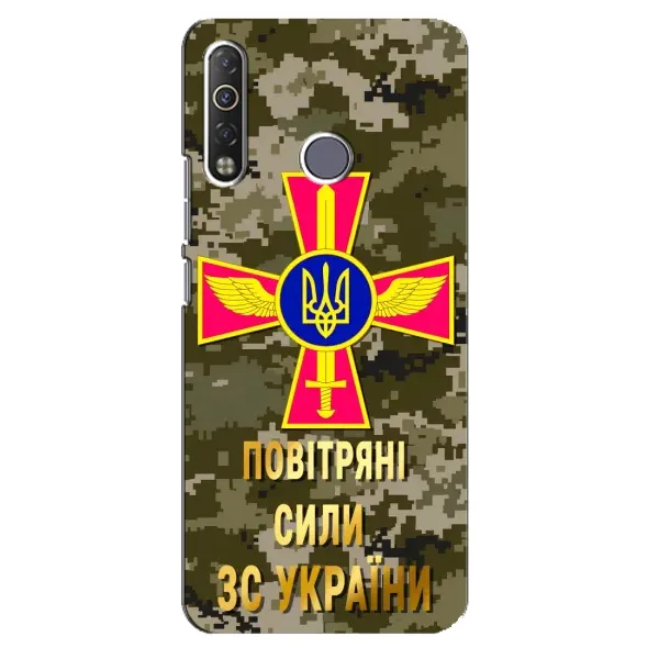 Чехол с рисунком «ВС ЗСУ» для TECNO Camon 12 Air CC6 Чехол с рисунком «ВС ЗСУ» для TECNO Camon 12 Air CC6