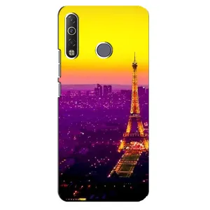 Чохол Ейфелева Вежа на TECNO Camon 12 Air CC6 (Яскрава башня)
