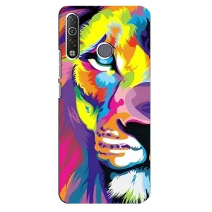 Чехол с картинкой на TECNO Camon 12 Air CC6 (Яркий Лев)