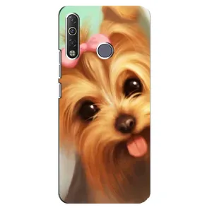 Чехол (ТПУ) Милые собачки для TECNO Camon 12 Air CC6 (Йоршенский терьер)