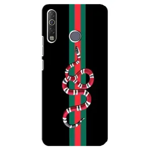 Чохли бренд ГУЧЧІ для TECNO Camon 12 Air CC6 (Змій Гуччі)