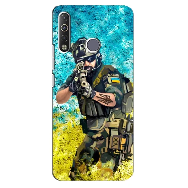 Чехол с рисунком «ЗСУ Воин» для TECNO Camon 12 Air CC6 Чехол с рисунком «ЗСУ Воин» для TECNO Camon 12 Air CC6