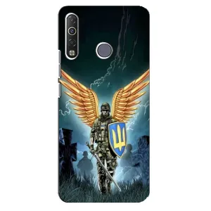 Патриотический Чехол для TECNO Camon 12 Air CC6 (ЗСУ з крильями)