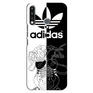 Чехол в стиле "Адидас" для Техно Камон 12 (Adidas шнурки)