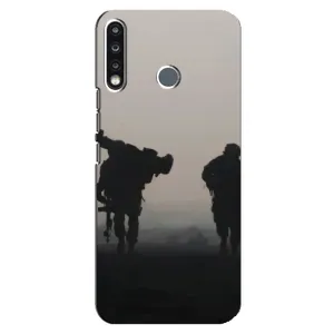 Чехлы на военную тематику для TECNO Camon 12 CC7 (Бой солдат)