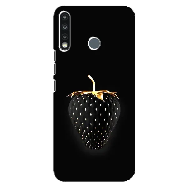 Чехол с рисунком «Чёрная клубника» для TECNO Camon 12 CC7 Чехол с рисунком «Чёрная клубника» для TECNO Camon 12 CC7