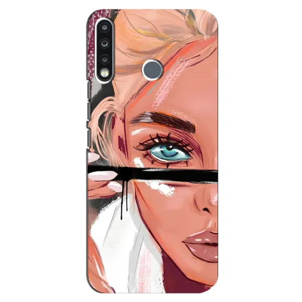 Чехол с рисунком «Девушка и ресницы» для TECNO Camon 12 CC7 Чехол с рисунком «Девушка и ресницы» для TECNO Camon 12 CC7