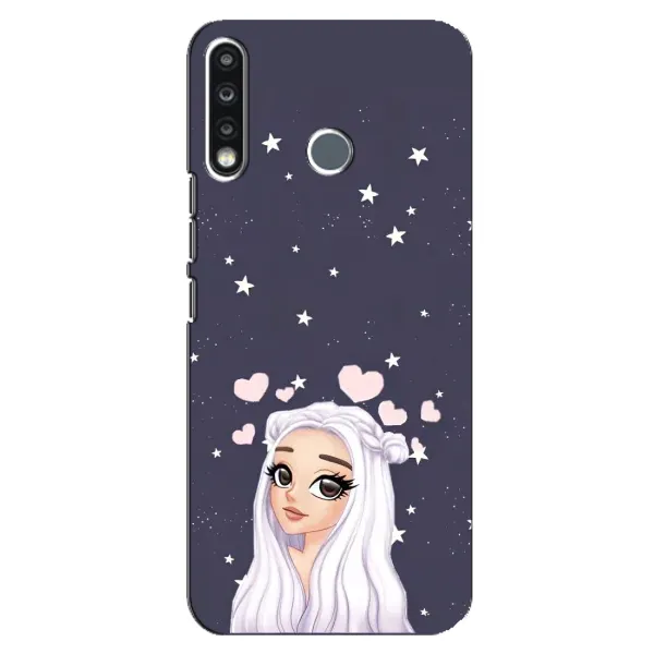 Чехол с рисунком «Девушка и сердечки» для TECNO Camon 12 CC7 Чехол с рисунком «Девушка и сердечки» для TECNO Camon 12 CC7