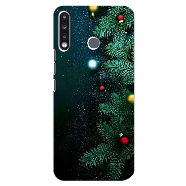 Чехол с рисунком «Елка» для TECNO Camon 12 CC7