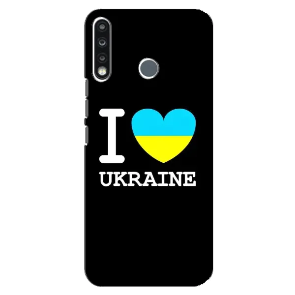Чехол с рисунком «I Love Ukraine» для TECNO Camon 12 CC7 Чехол с рисунком «I Love Ukraine» для TECNO Camon 12 CC7
