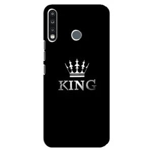 Чохол (Корона на чорному фоні) для Техно Камон 12 (KING)