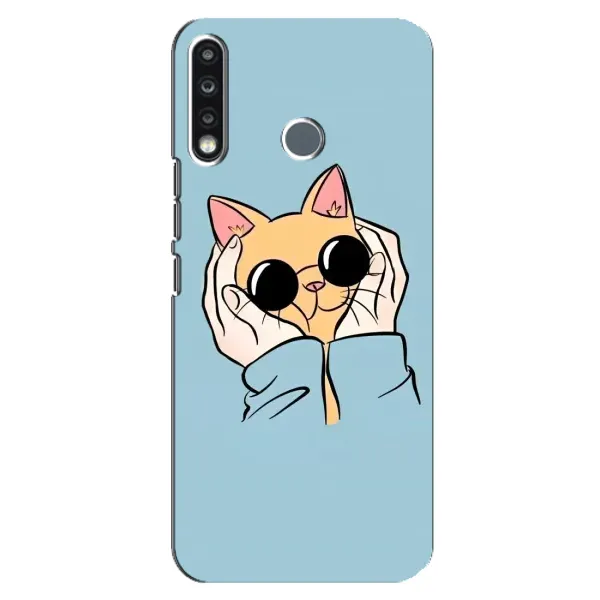 Чехол с рисунком «КОТИК в очках» для TECNO Camon 12 CC7 Чехол с рисунком «КОТИК в очках» для TECNO Camon 12 CC7