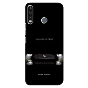 Чехлы с тематикой "Крутые машины" на TECNO Camon 12 CC7 (Черный Land Rover)