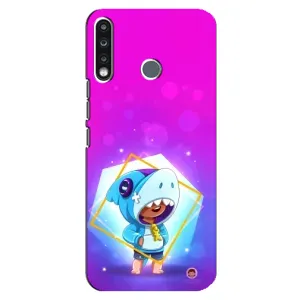 Чохол Бравл Старс для TECNO Camon 12 CC7 (Леон у костюмі Акули)