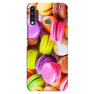 Чехол с изображением вкусной еды для TECNO Camon 12 CC7 (Макаруны)