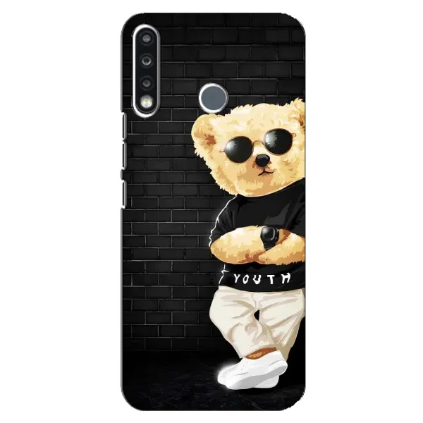 Чехол с рисунком «Мишка в очках» для TECNO Camon 12 CC7 Чехол с рисунком «Мишка в очках» для TECNO Camon 12 CC7