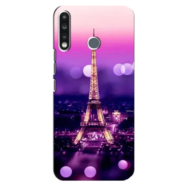 Чехол с рисунком «Париж башня» для TECNO Camon 12 CC7