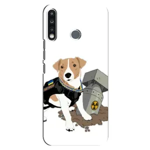 Чохол з принтом Песика Патрон для TECNO Camon 12 CC7 (Пес Патрон з ракетою)