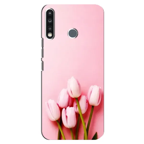 Чехол с рисунком «Розовые тюльпаны» для TECNO Camon 12 CC7 Чехол с рисунком «Розовые тюльпаны» для TECNO Camon 12 CC7